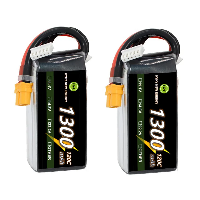Lipo battery Manufacturer wholesale lithium battery of  120C 22.2V 1300mAh Lithium battery  for FPV drone