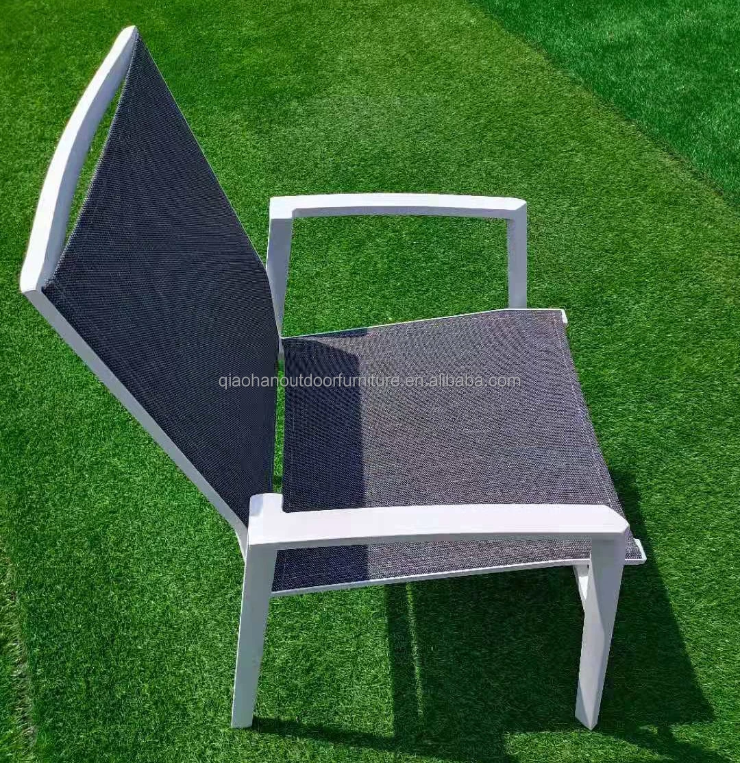 Garden Furniture Aluminium Outdoor Wicker Modern leisure furniture Style Patio bistro sofa chair with coffe table