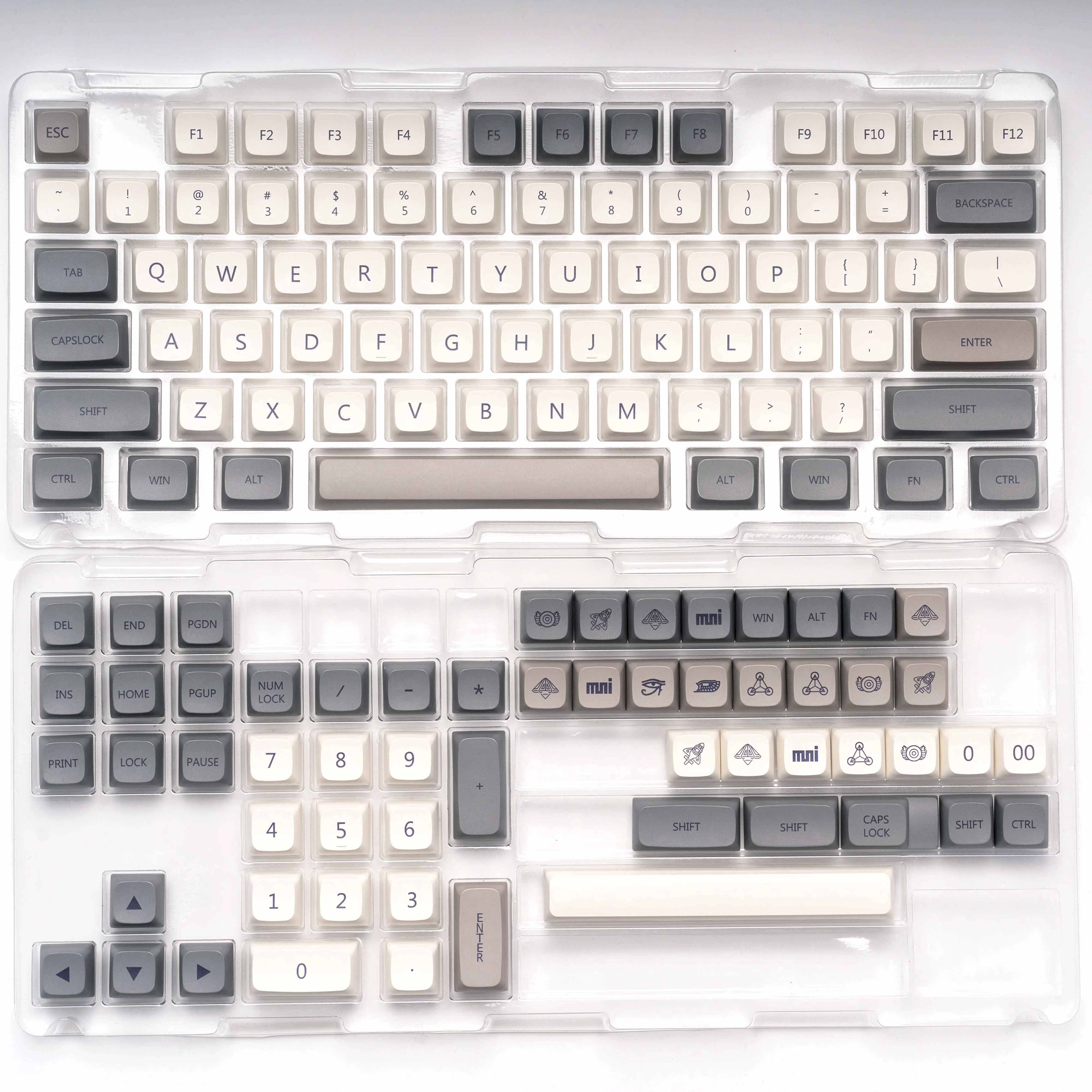 HZGAMER 133Keys Custom PBT Keycaps, XDA Profile PBT Keycaps Genshin Impact Enlightenment Keycaps