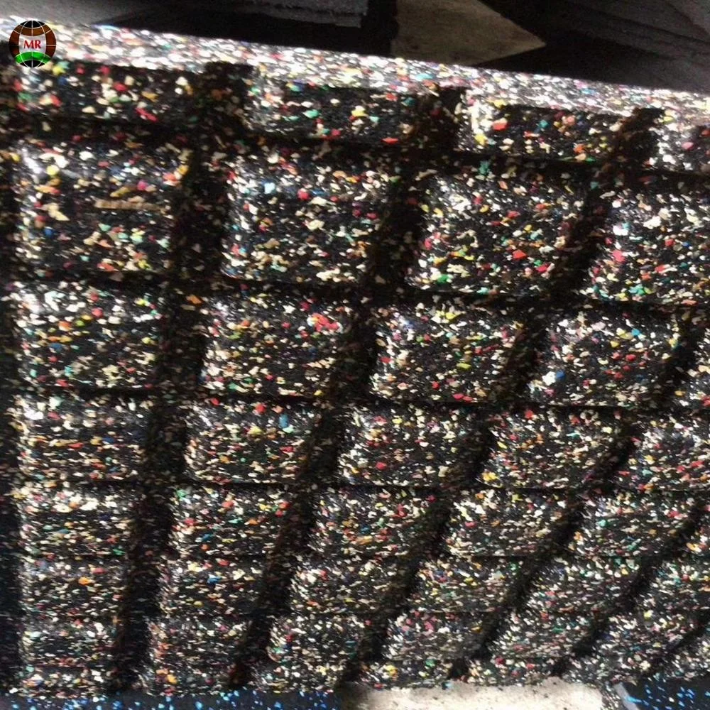 
RED BLACK BLUE GREEN Appreciating Price 20mm 500*500 High-Quality Long-Lasting Gym Rubber Mat Rubber Flooring 