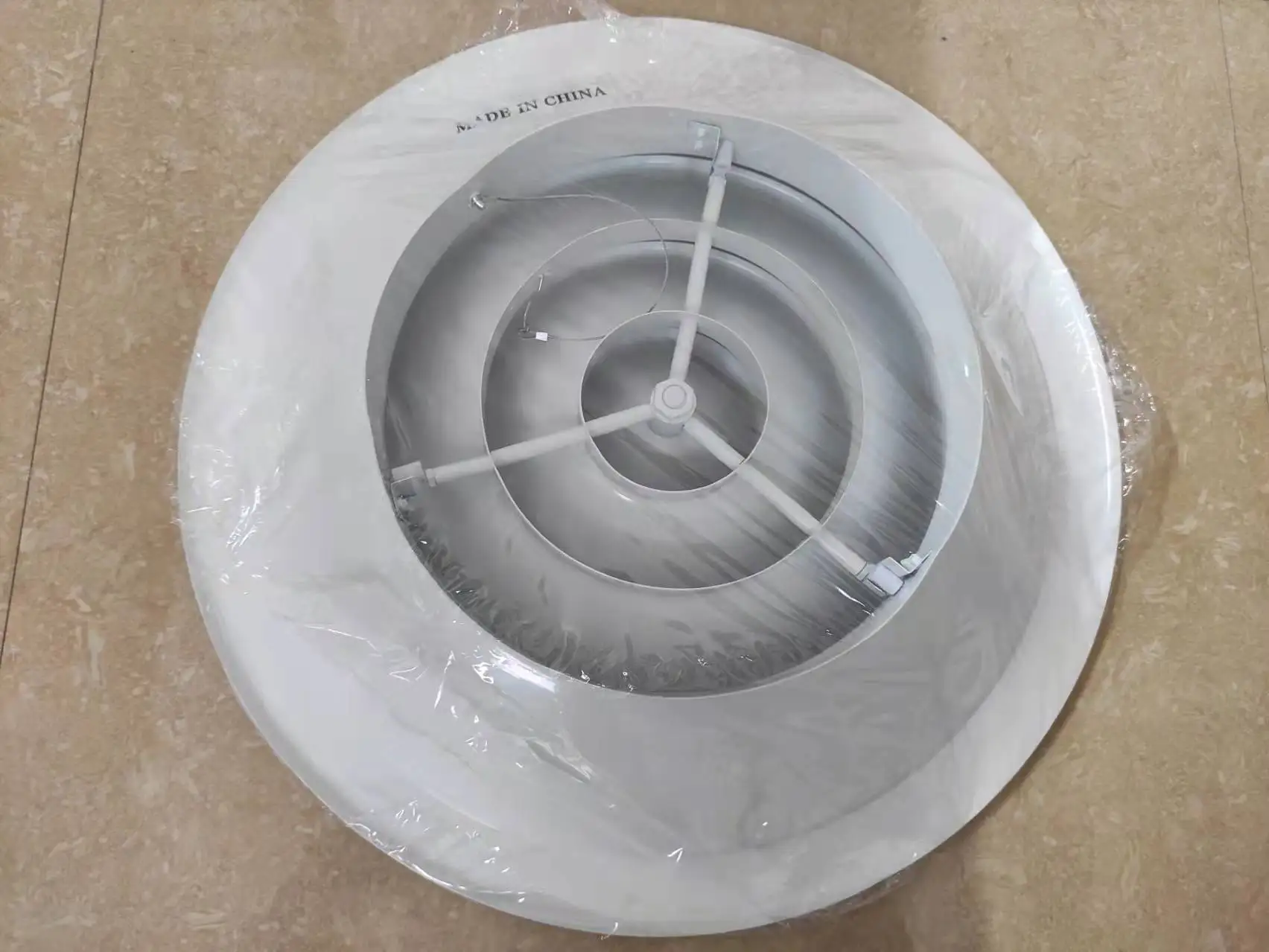 Круглый воздушный потолочный диффузор из алюминия, круглый диффузор, вентиляционная система, круглый диффузор для ОВКВ (сопло воздушной решетки)