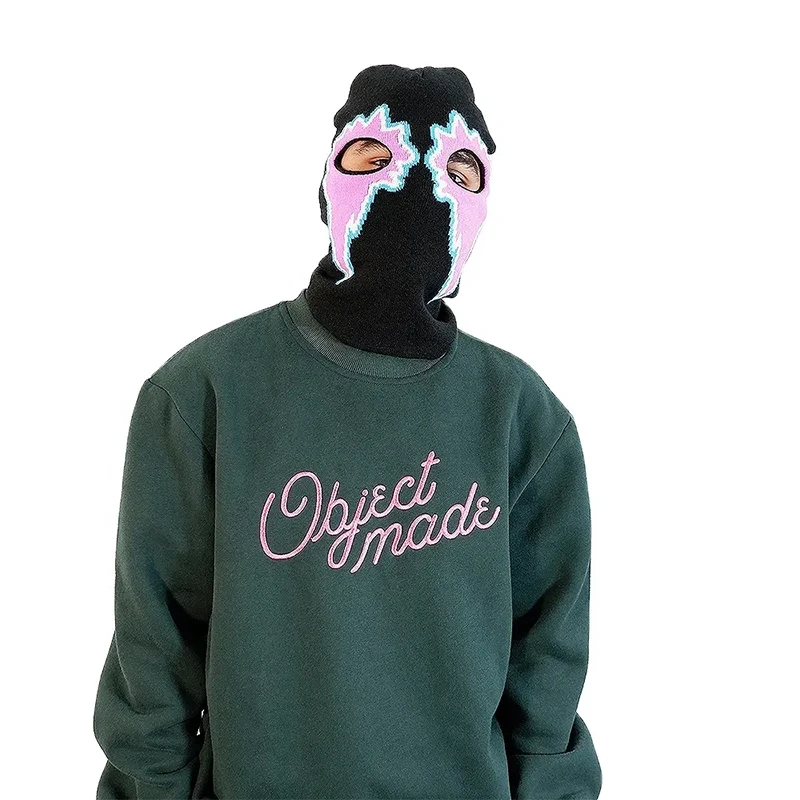 Custom Two Tone Balaclava Ski Mask Men Cycling Cap Snowboard Face Cover Motorcycle Bicycle Hat