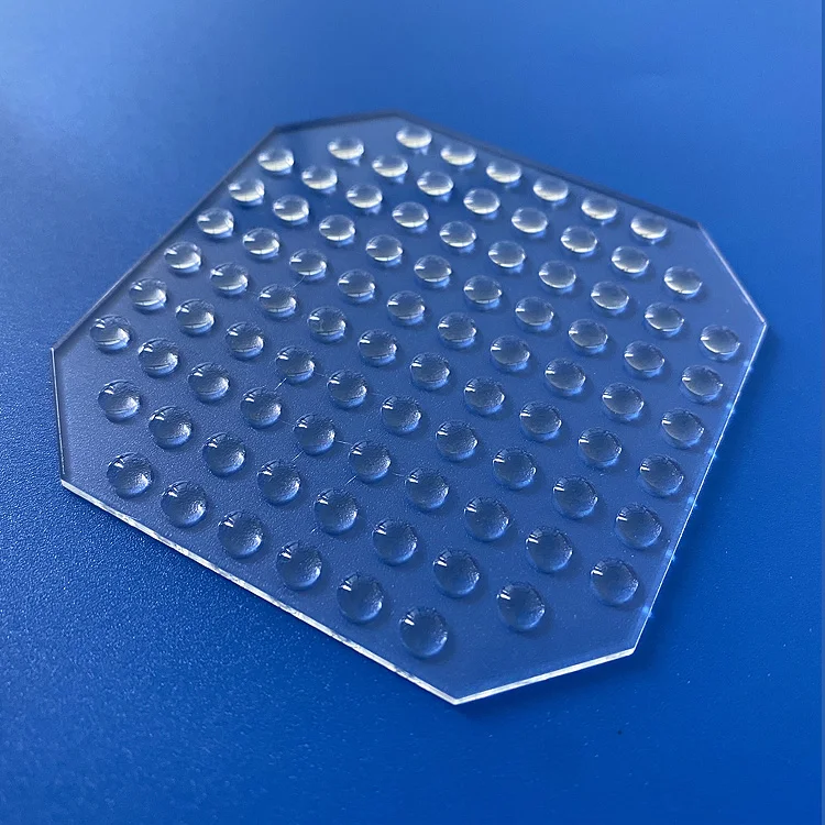 uv led lens quartz plano convex lenses for led package