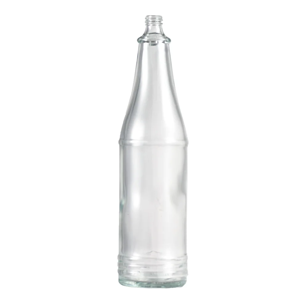 Unique Chilli 5 to 8 oz BBQ 150ml 200ml Empty Thai Tomato Sauce Tabasco Dispenser Clear Glass Bottles