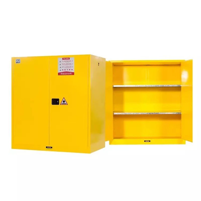 Certified 1 Vertical 200L Oil Drum 55 Gal/207L Fireproof Flammable Safety Storage Cabinet for Laboratories