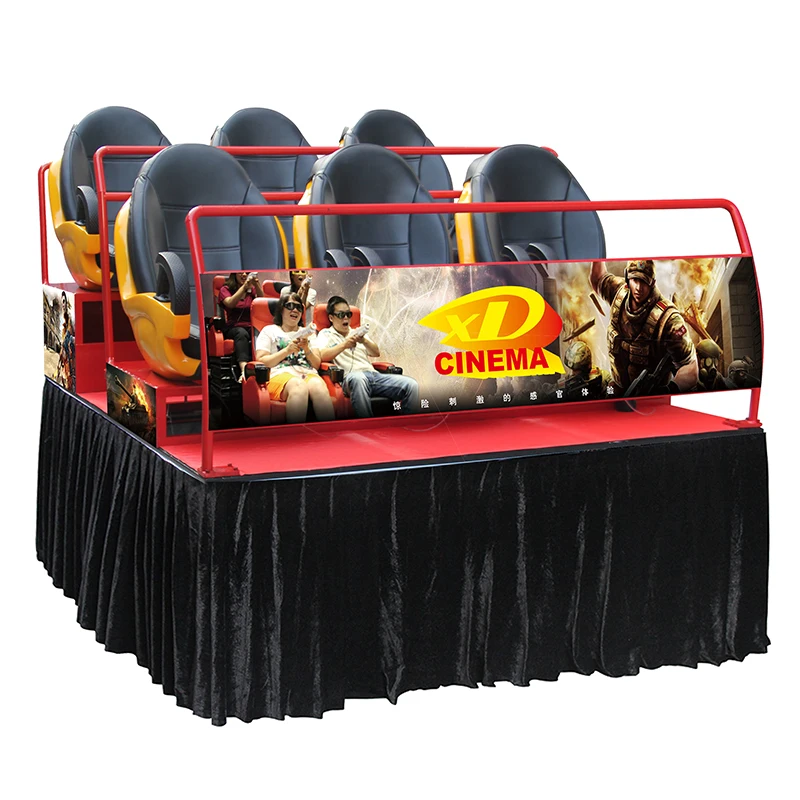 Коммерческий Vr игровой симулятор кинотеатр 5d 6d 7d для тематического парка