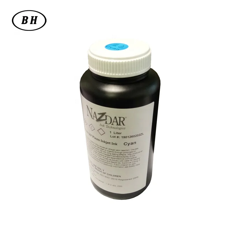Nazdar uv чернила новые nazdar печатные для УФ планшетного принтера gh2220 100%