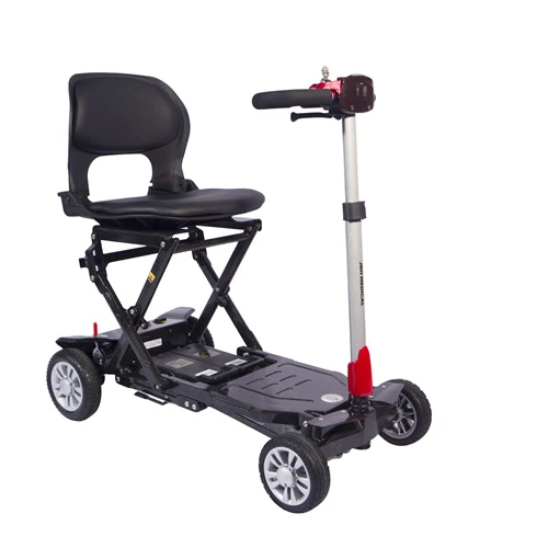 Carbon material smoothly movable compact and comfortable Scooter with large capacity for old man