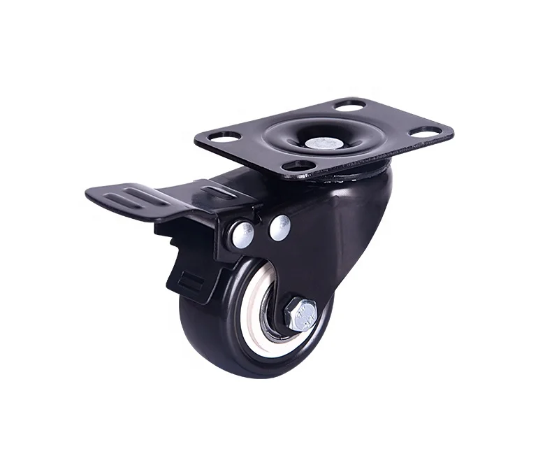 30mm 40mm 50mm Plastic Castor Wheel Furniture/Office Chair Swivel PVC Caster