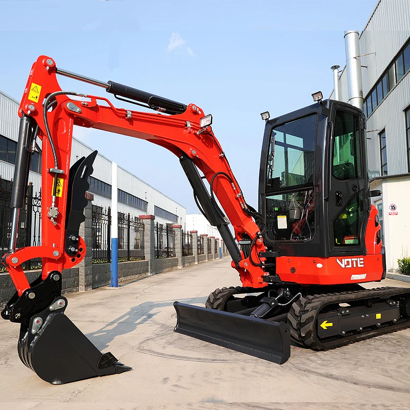 VOTE  Excavator 3.5 Ton EPA Kubota Engine  Digger Farm Small Excavators 1 Ton 2 Tons  Machine Prices Mini Excavator