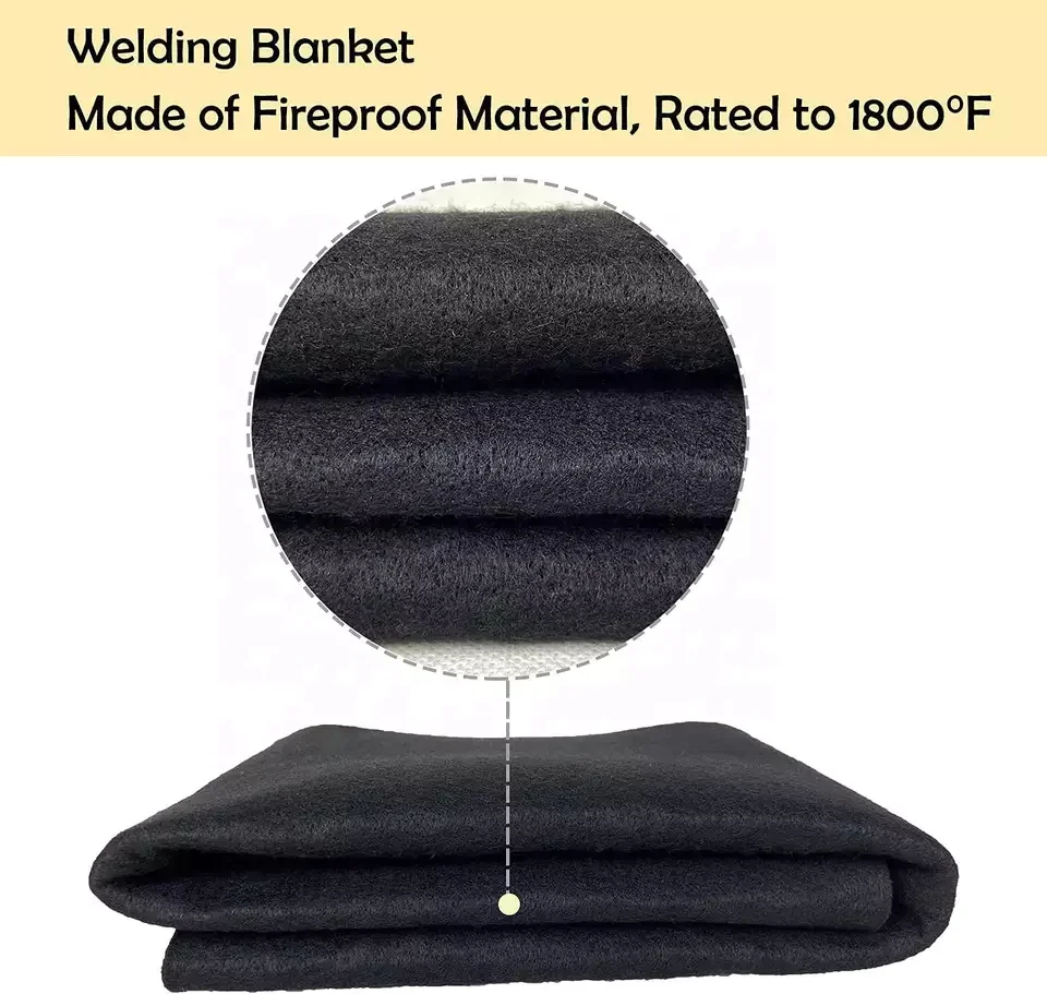 Low MOQ Wholesale Fireproof Blanket for BBQ and electric welding to protect the ground Deck Patio Protect Mat