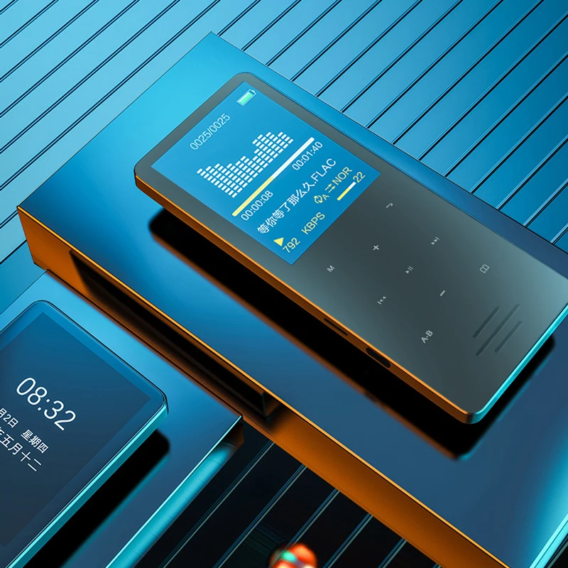 Мини mp3-плеер Aomago беспроводной модуль чипа Поддержка WAV WMA TF-карты 128 ГБ памяти расширение MP4 видеоплеер