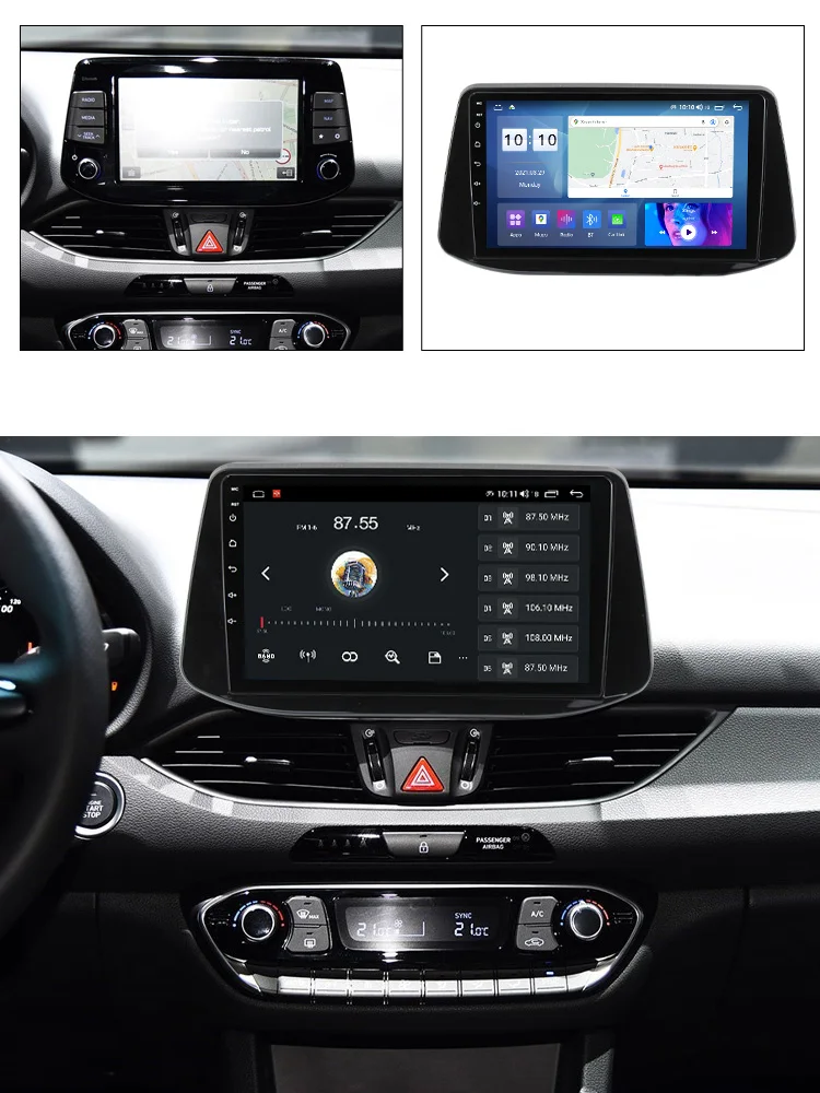 Автомобильная аудиосистема Mekede Android 11 8 128 г 1DIN для HYUNDAI I30 2018 9 дюймов IPS DSP радиоприемник автомобильная Для peugeot 206