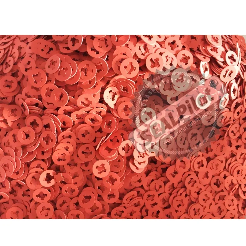 SEALPilot high temperature resistant red fiber flat shim washer, available from stock,customizable
