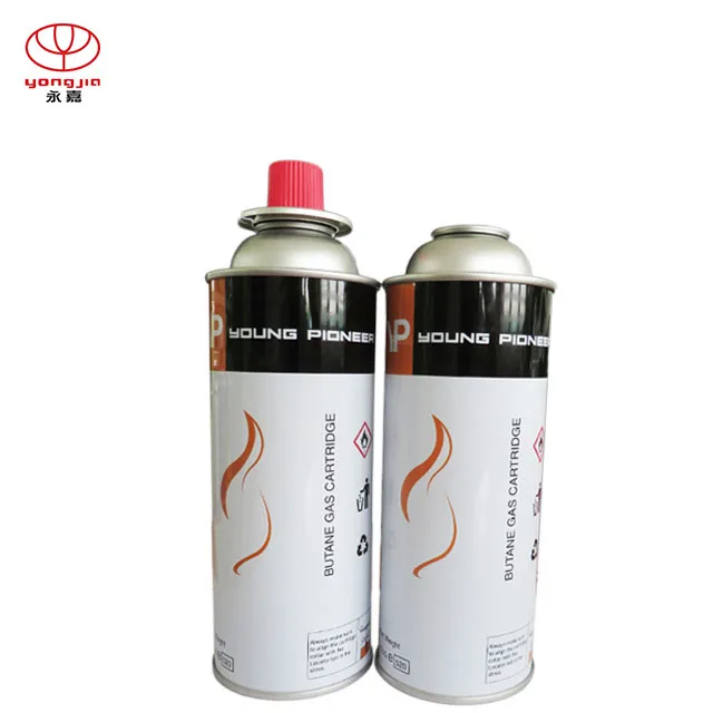 
Aerosol tin can for butane gas and refillable aerosol empty spray butane gas 