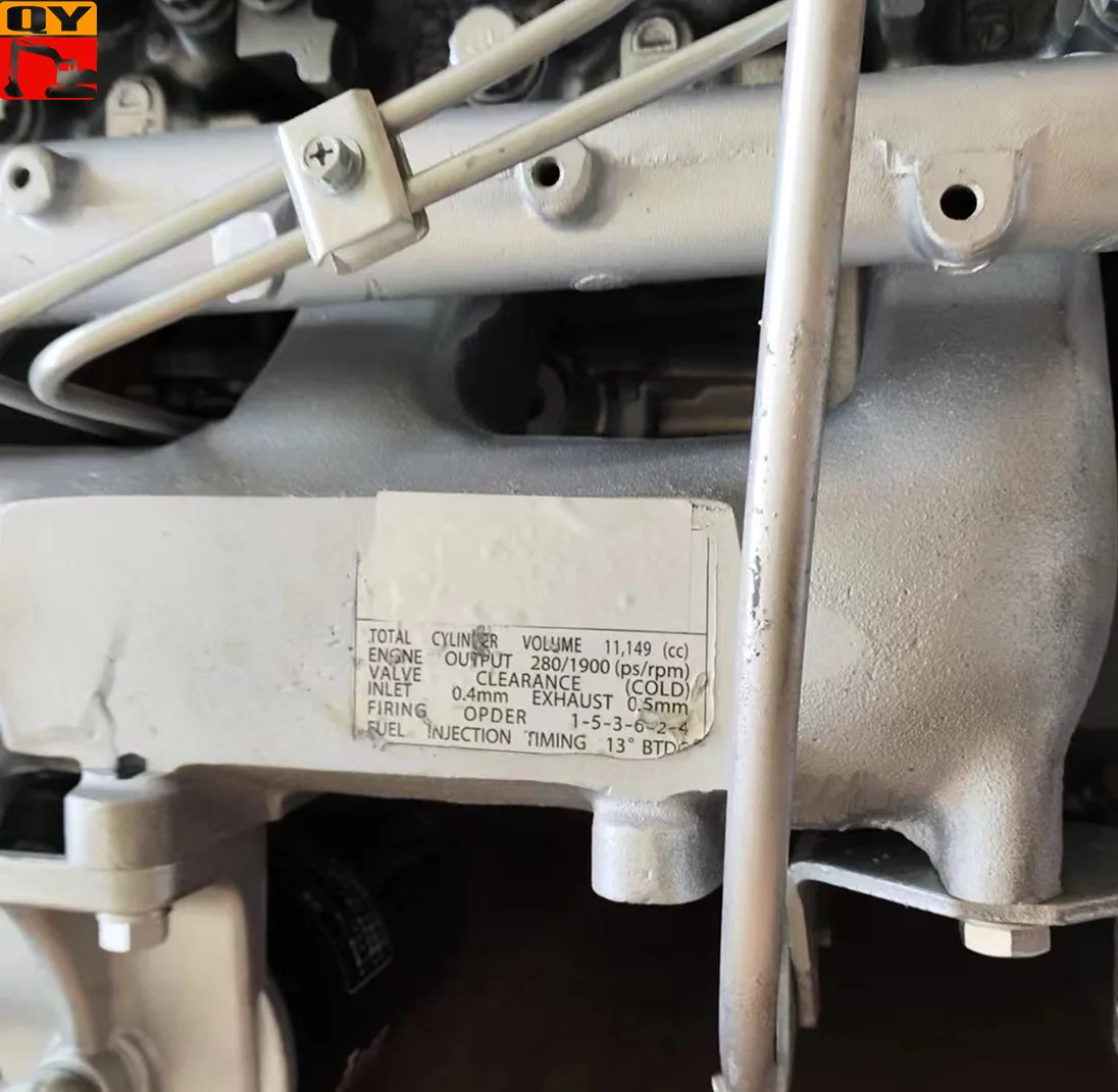 Подлинный новый двигатель в сборе D6AC D6CA используется для R350LC-9 гусеничного экскаватора HD270