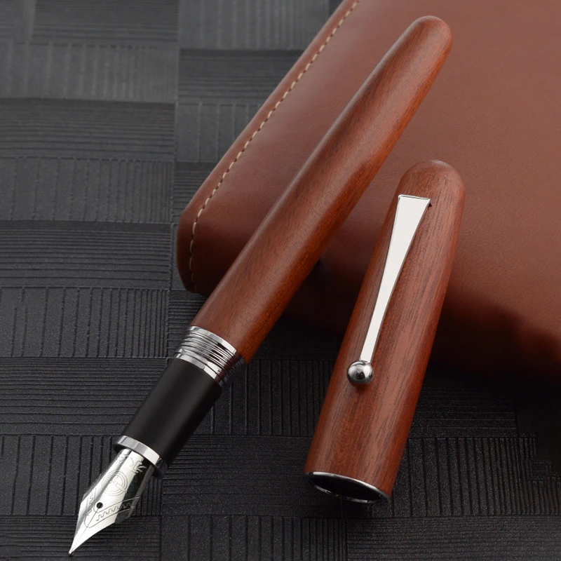 XIER Luxuriating wooden fountain pen 2022 novel design high-end gift pen custom logo business office gift
