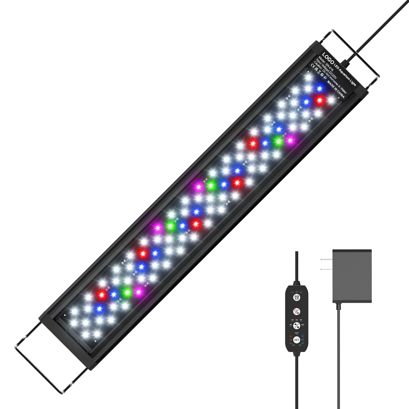 China 10w 14w 18w 22w 26w 36w 30 Inch New Ip54 Waterproof Full Spectrum Led Plant Light Dimmer Aquarium Freshwater Light
