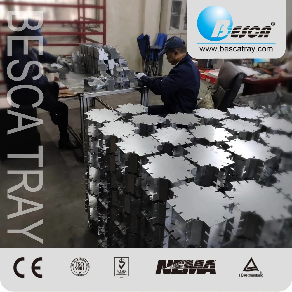 Besca Electrical Metal Supplier Cable Tray Trunking Wireway