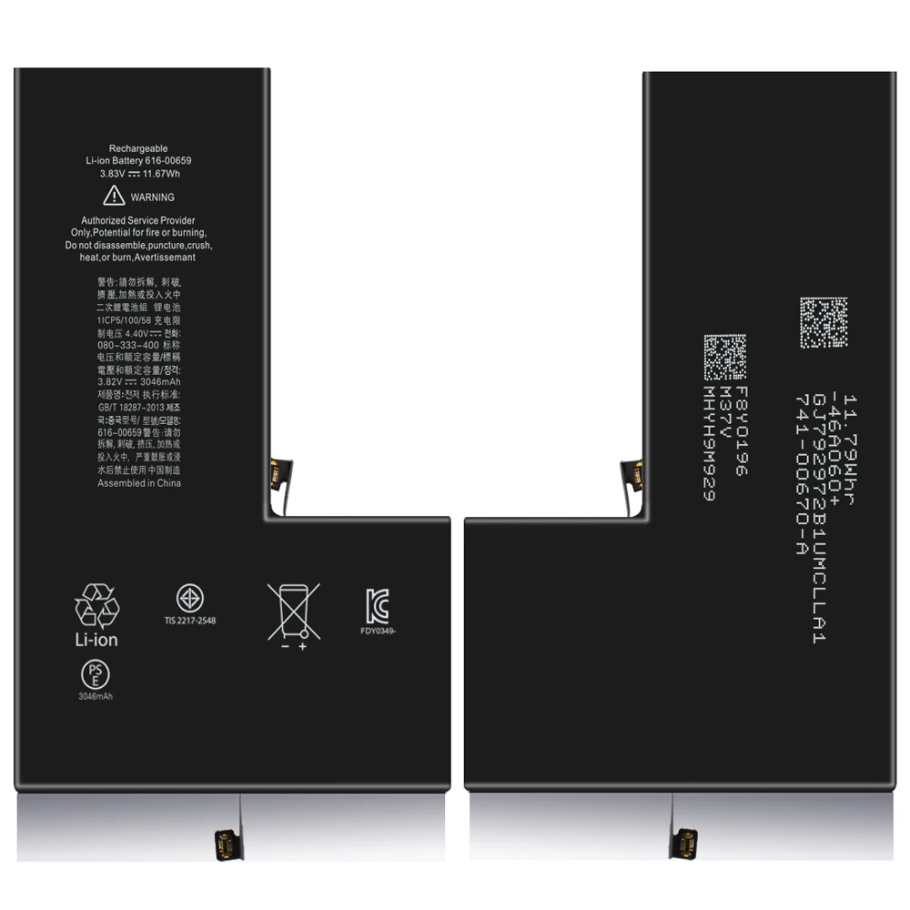 Сменные литий-ионные полимерные литиевые аккумуляторы для мобильных телефонов iphone 5S/6S/6P/6SP/7/7P/8/8P/X