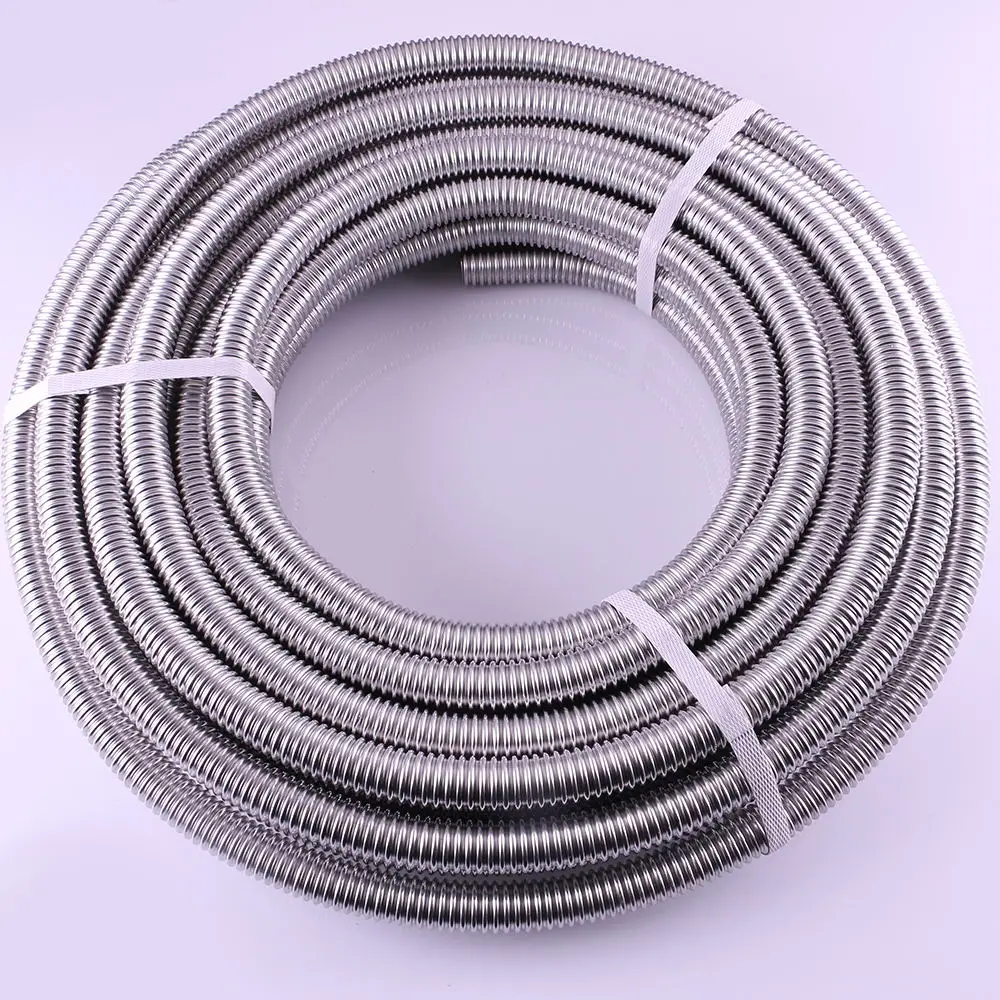 Stainless Steel Metal Hose Flexible Pipe Corrugated Braided Gas Hose High Pressure Stainless Steel Hose