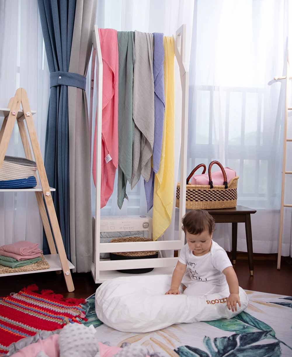 Portable Foldable Ins Hot Baby Bed Crib For Newborn Cotton Baby Travel Bed