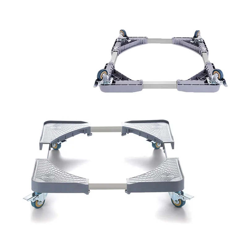 Adjustable Size Movable Roller Stand For Washing Machine, Washing Machine Bracket With Universal Wheel, Fixed Stand