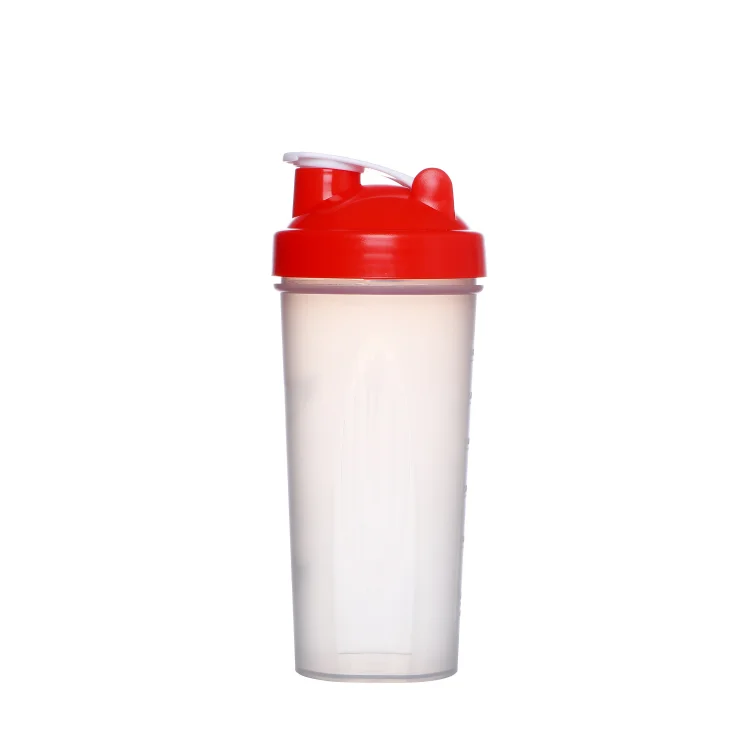 Portable 600ML factory wholesale drinking plastic water bottle gym protein shaker water bottles