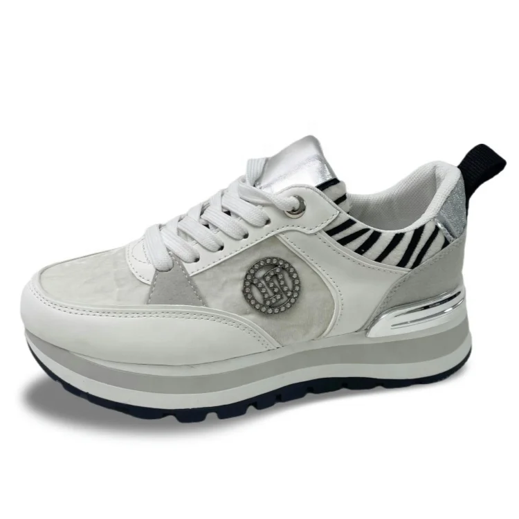 Classical Design Wholesale PU Upper Women Casual Style Platform Fashion Women Wedged Sneakers