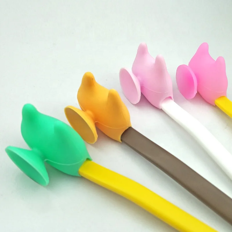 Wholesale Home Silicone Suction Cup Kids Toothbrush Holder