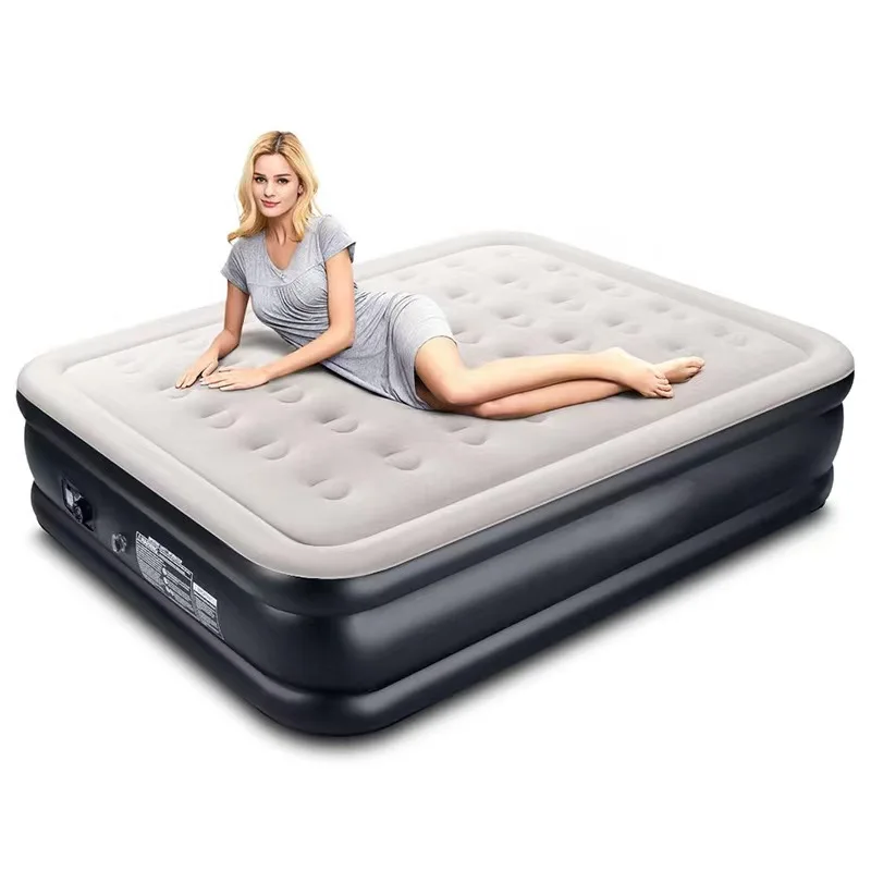 New automatic inflatable mattress, high and thick air mattress sheets, double outdoor home folding loafer