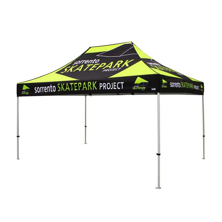 10 ft x 15 ft 10*20 custom folding pop up canopy outdoor tent trade show advertising for event aluminium frame tents