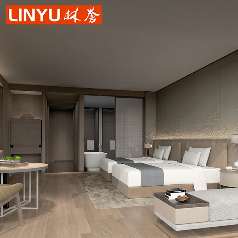 5 five star modern luxury nordic style double king size hotel furniture bed room bedroom sets furniture