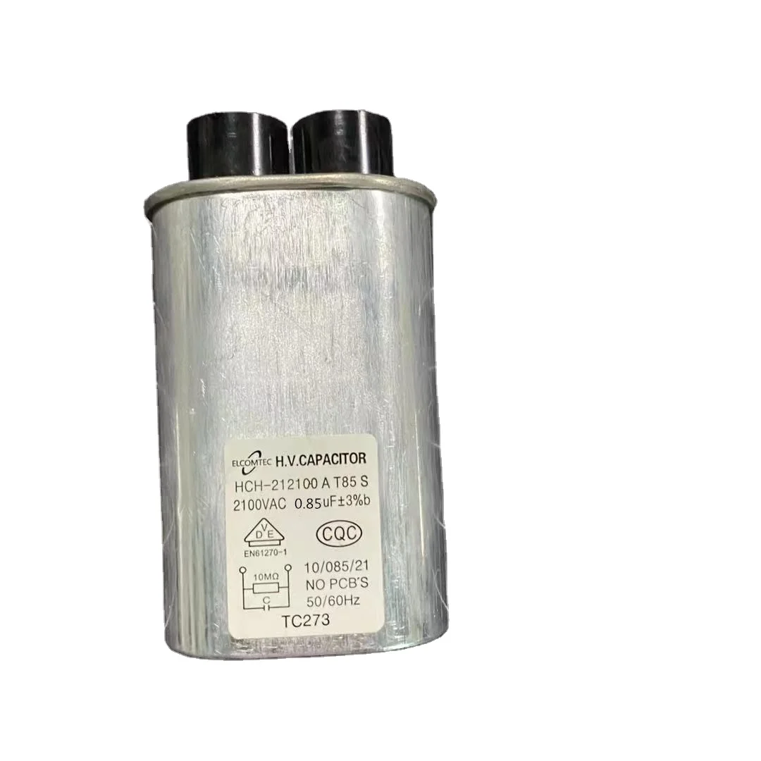 Завод CH85 0,85 uf 3% 2100 В 50/60 Гц Вставить Тип 2 + 2 BIZERBA микроволновая печь конденсатор