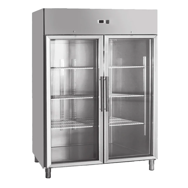 Customized Restaurant Kitchen Industrial Vertical Stainless Steel Refrigerator Upright Freezer