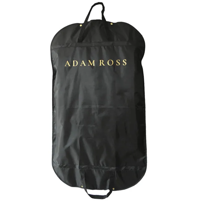 Top quality suit waterproof clothes polyester black man bags luxury