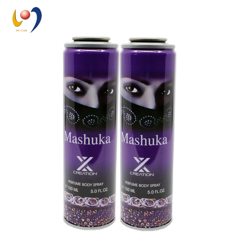 Guangzhou Can Manufacturer  body spray empty can Aerosol Tin Cans for Deodorant Body Spray