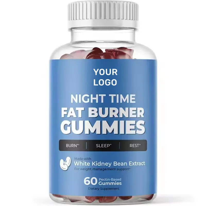 Hot Sale Organic Vegan Weightloss Fat Burner Gummies Halal Apple Cider Vinegar Gummies With The Mother