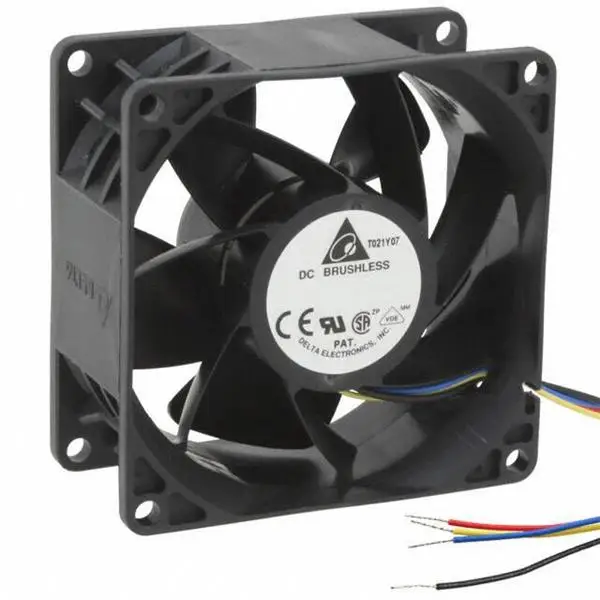 Delta QFR0812SHE 80*80*38mm 8038 Dc 12v High Air Volume Exhaust Fan