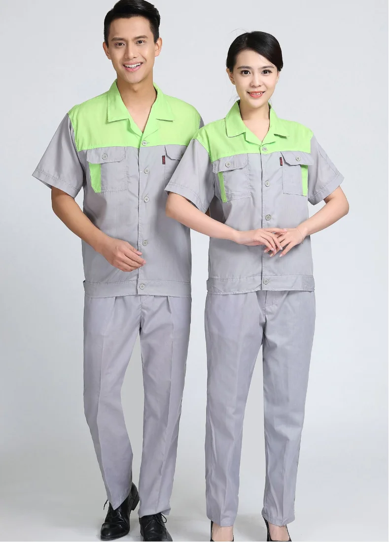 Cyalaa Wholesale Customized Facotory Sale  Summer Work Uniform  Unisex