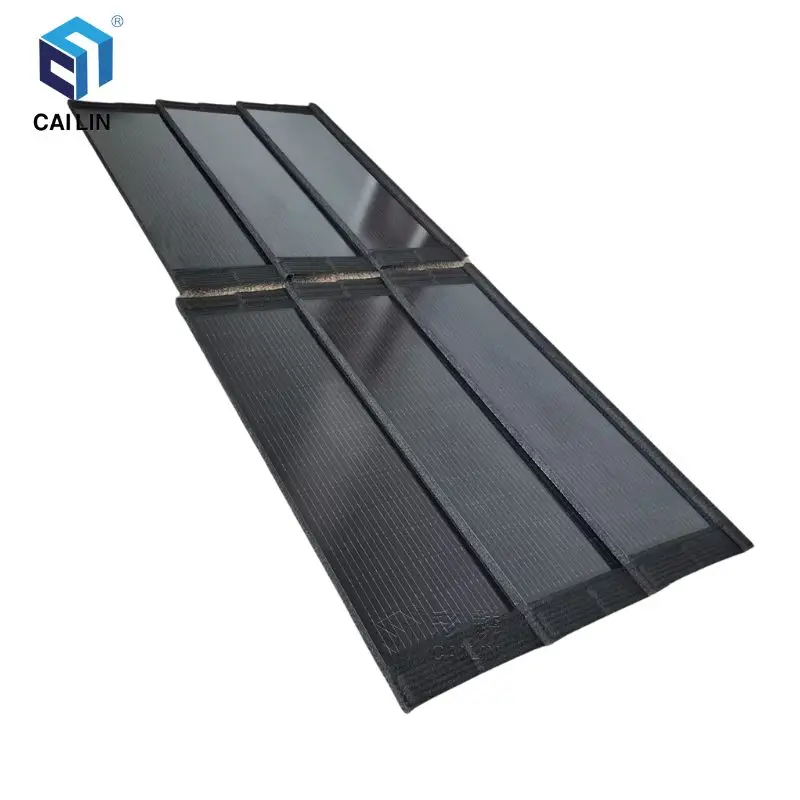 50 Years Warranty 2 To 1 Red Photovoltaic Panels Roofing Tiles Stone Coated Metal Solar Energy Storage System Roof