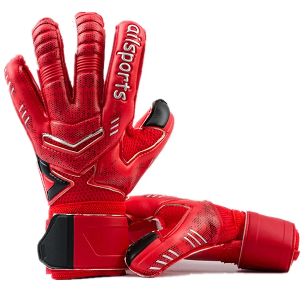 Men Professional Soccer Goalkeeper Gloves Finger Protection Goal Thickened Latex Football Gloves