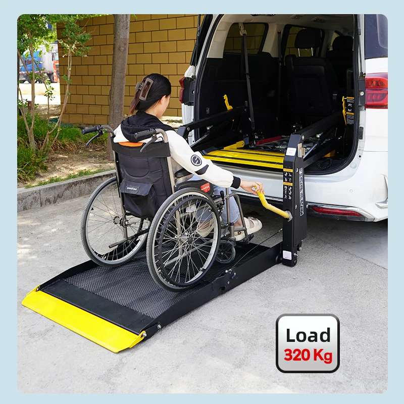 CE certified hydraulic lift for disabled elderly people load capacity 300 kg bus wheelchair lift