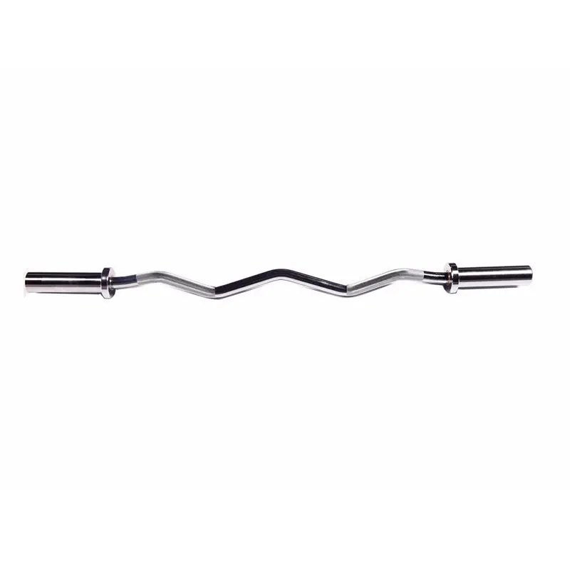 Commercial 47in Curl Barbell Bar Curved Bar For Home Exercise