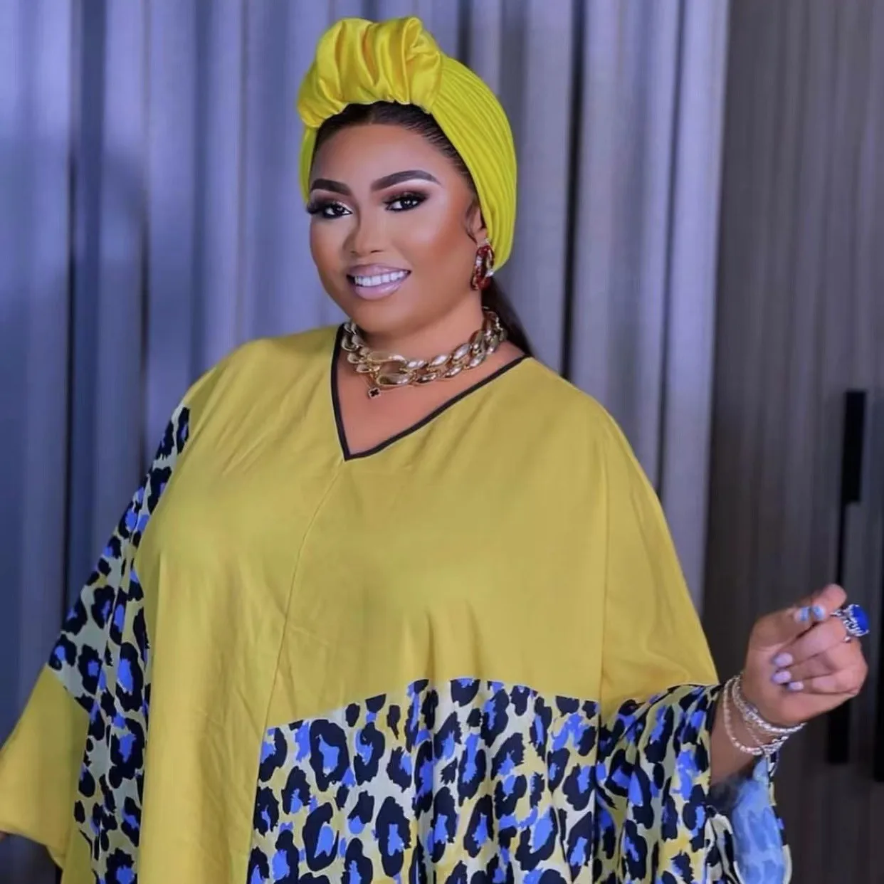 Madeshine Cobric Satin Lined Auto Gele Headties Party Headdress Luxury Women Wedding Bonnet African Turban Cap