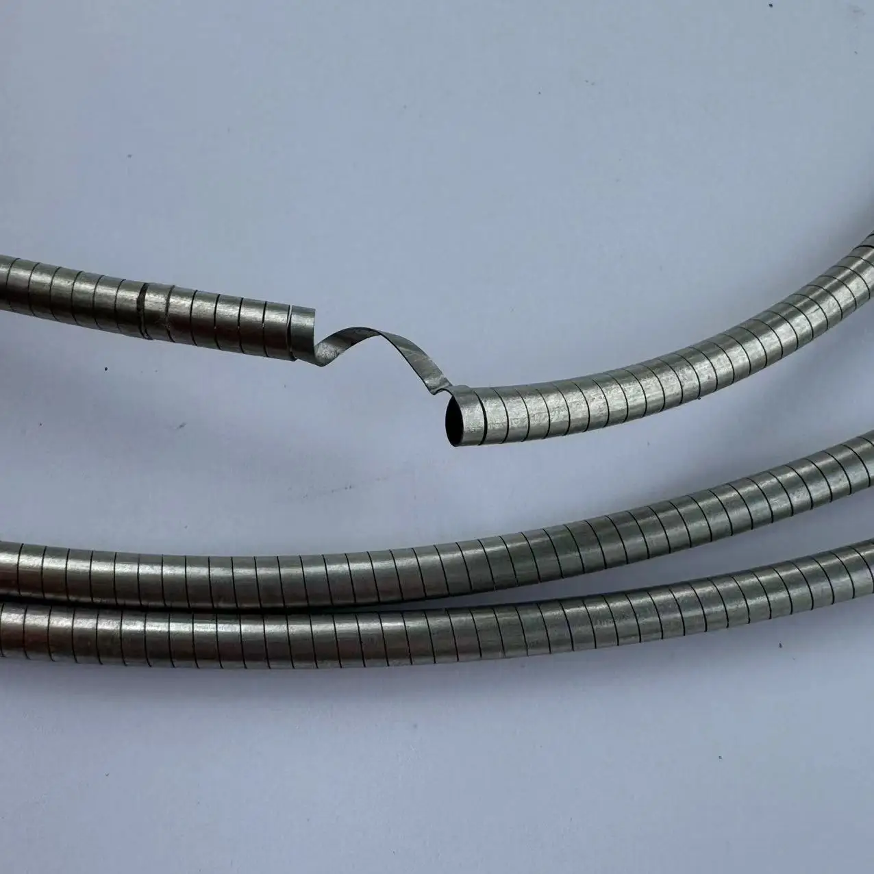 Customized Snake Bone Tube Stainless Steel Ultrasonic Disinfection Wave Design CNC & Wire EDM/Broaching Services