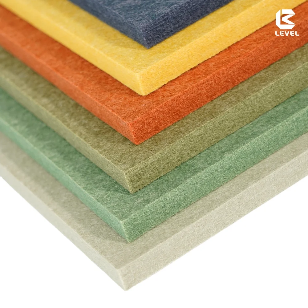 100% PET Polyester Acoustic Office Panel 600mm*600mm*9mm/12mm Acoustic Board Acoustic Panels
