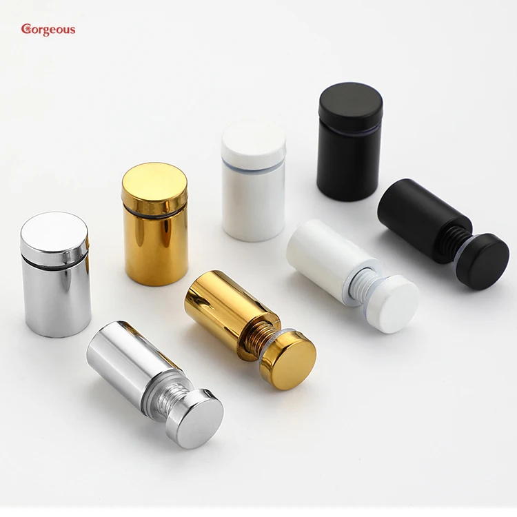 stainless steel hollow adjustable glass standoff brackets holder railing clamp handrail accessories hardware glass standoff