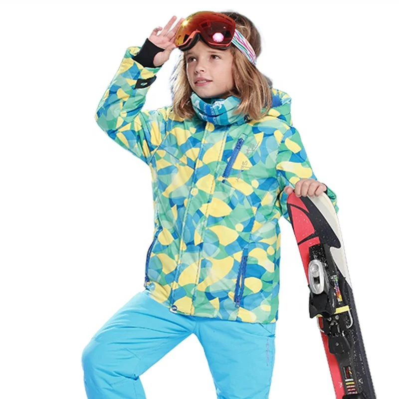 
High Quality Waterproof Thermal Boys Winter Insulated Outdoor Warm Snowboard Ski Jacket for Kids 