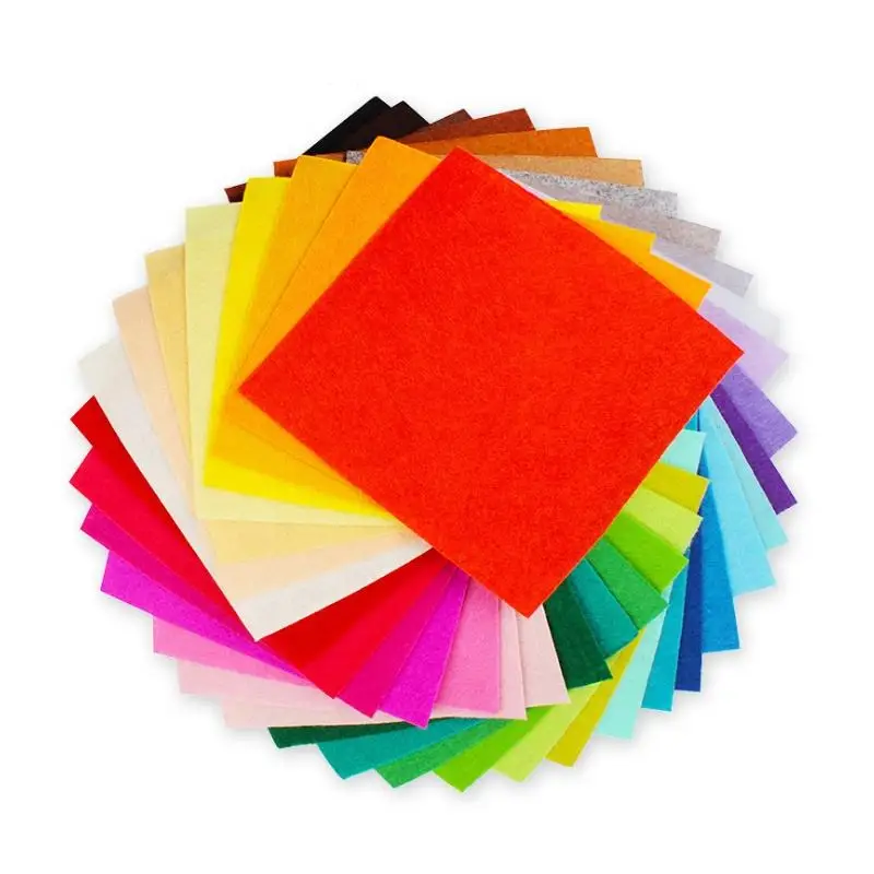 Customized Size High-Quality 100% Polyester Soft Felt Hard Felt Colored Felt Fabric